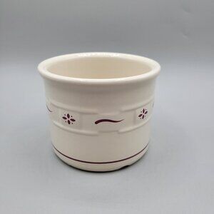 Longaberger Stoneware Ceramic Crock Pottery Planter 3.5" Tall
